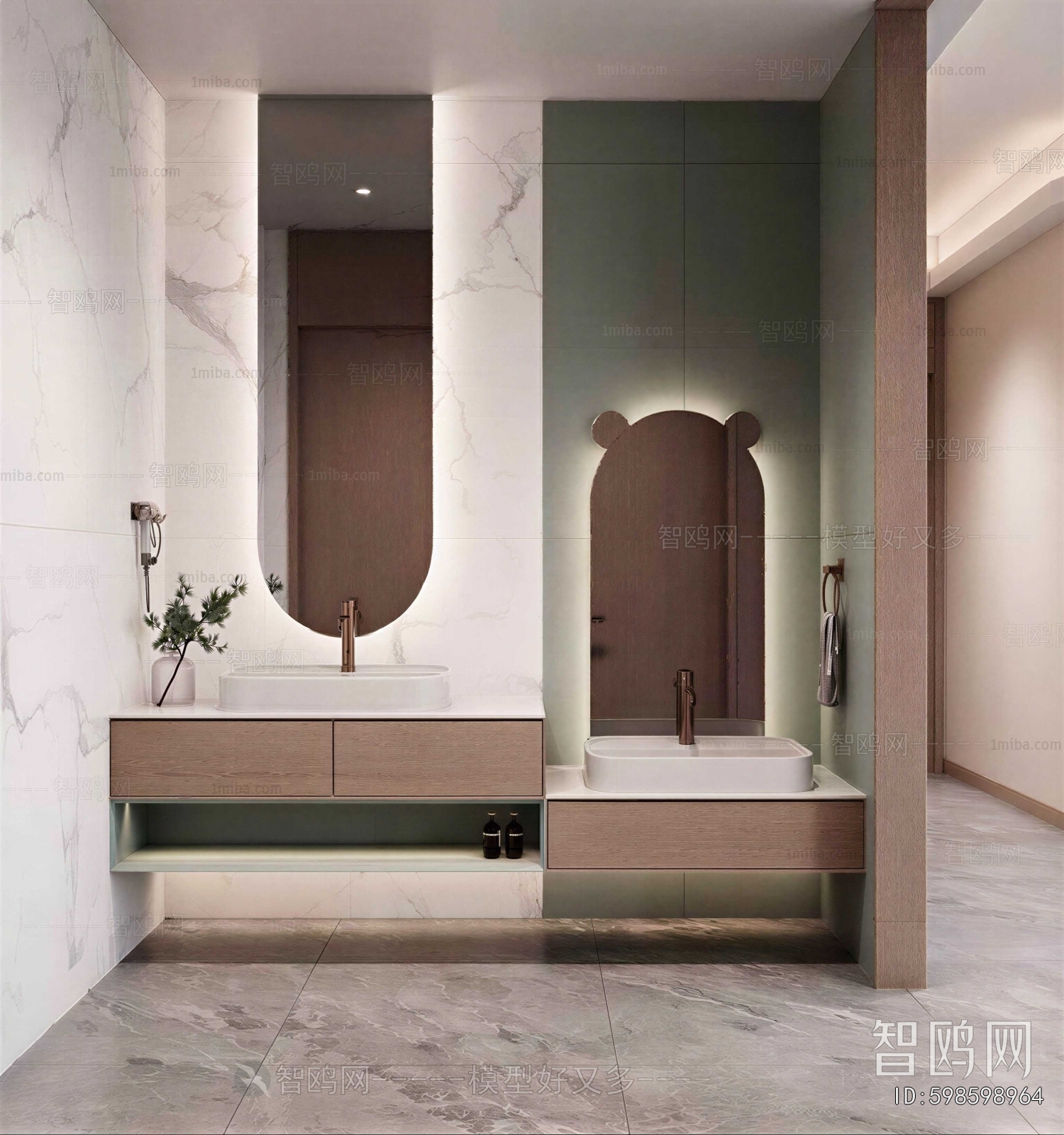 Modern Public Toilet