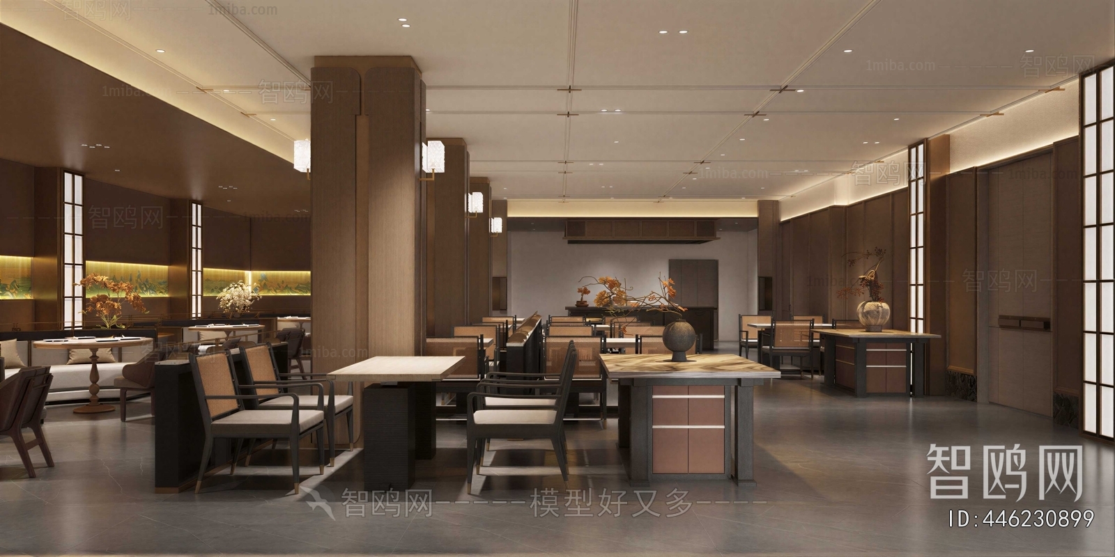 New Chinese Style Dining Room