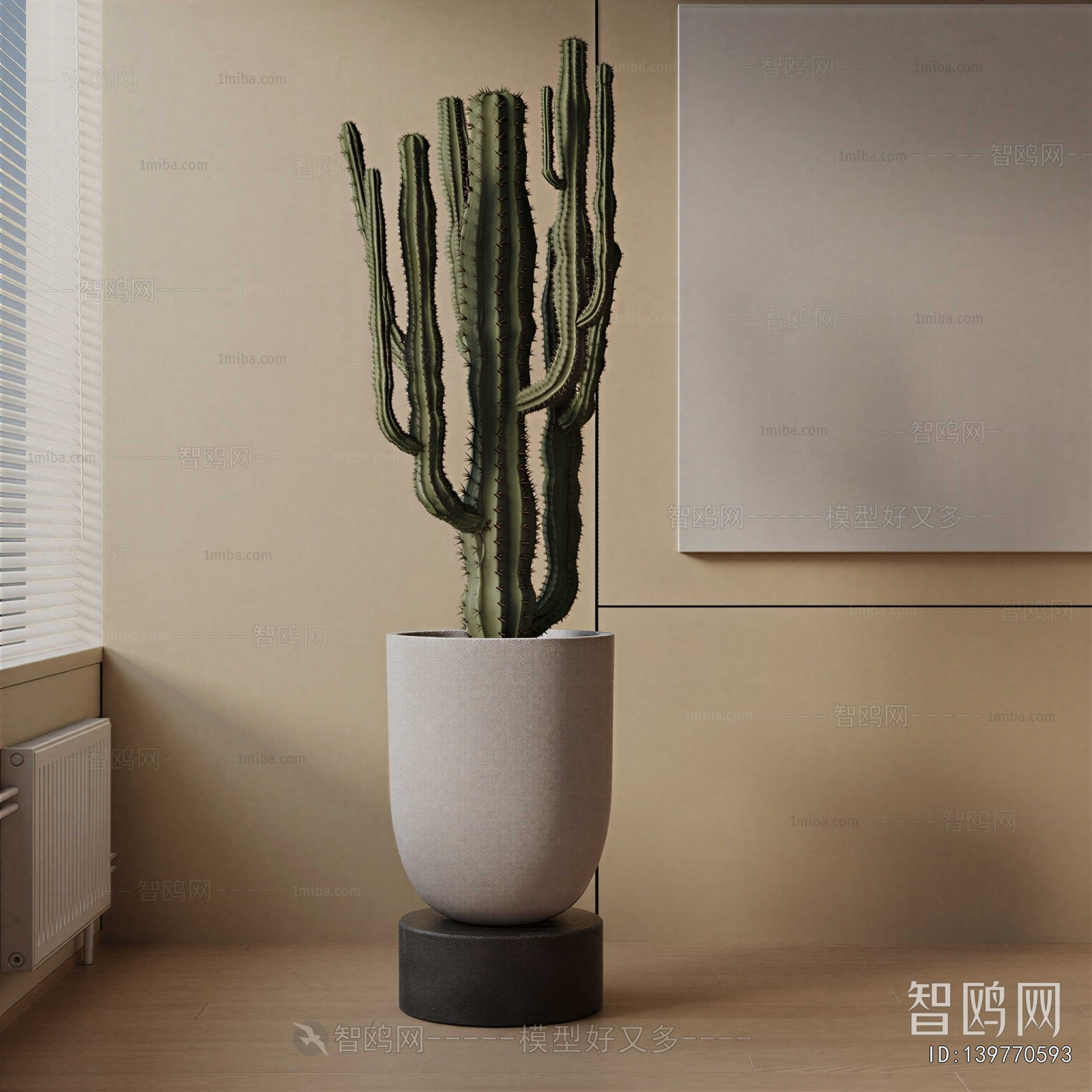 Modern Ground Green Plant Potted Plants