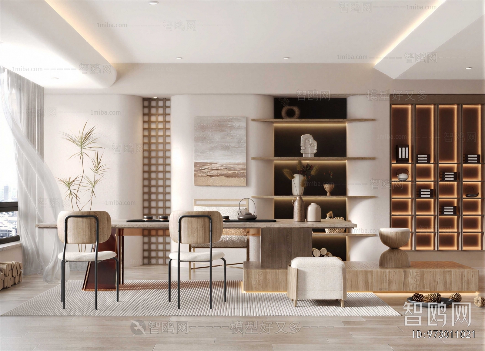 Wabi-sabi Style Tea House