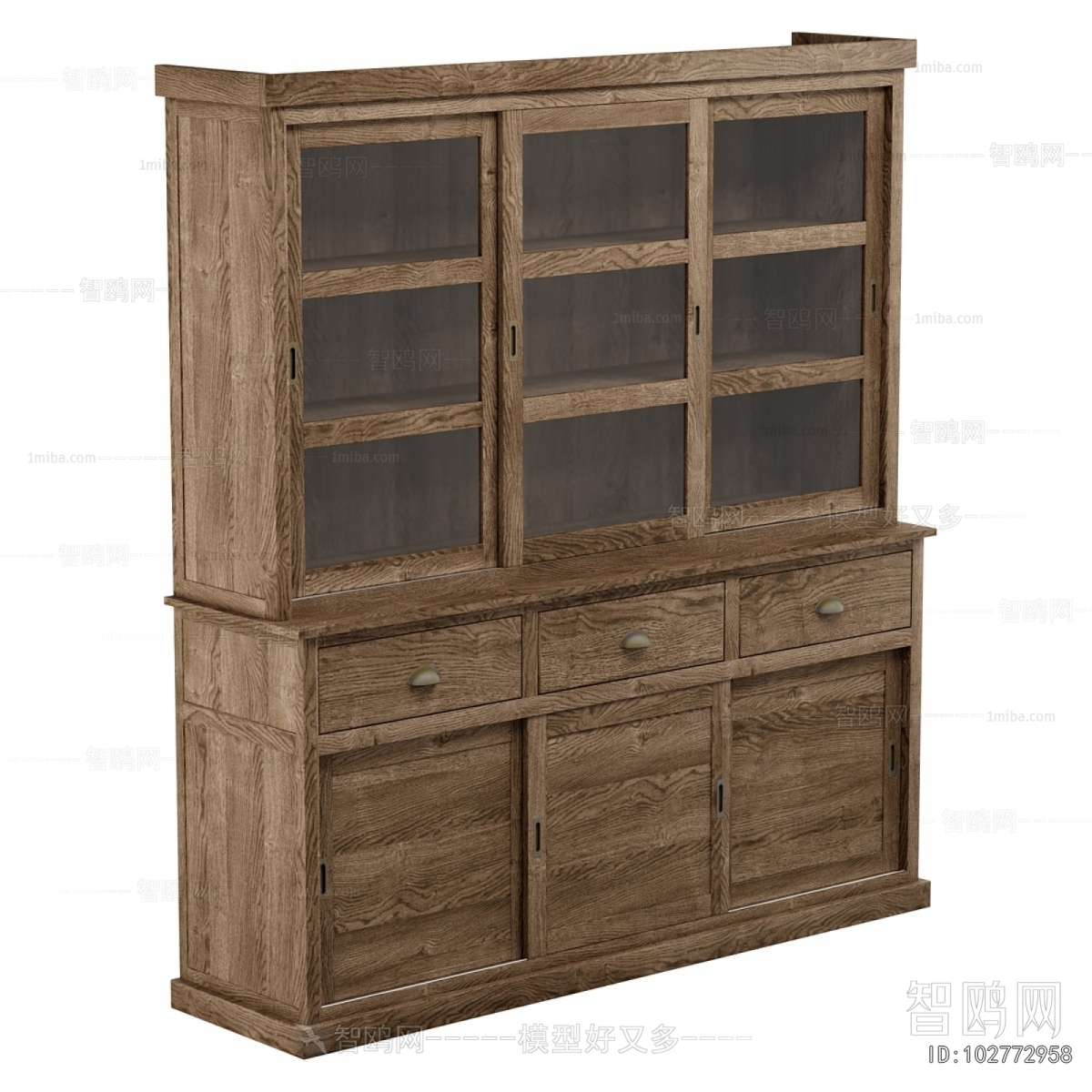 Retro Style Wine Cabinet