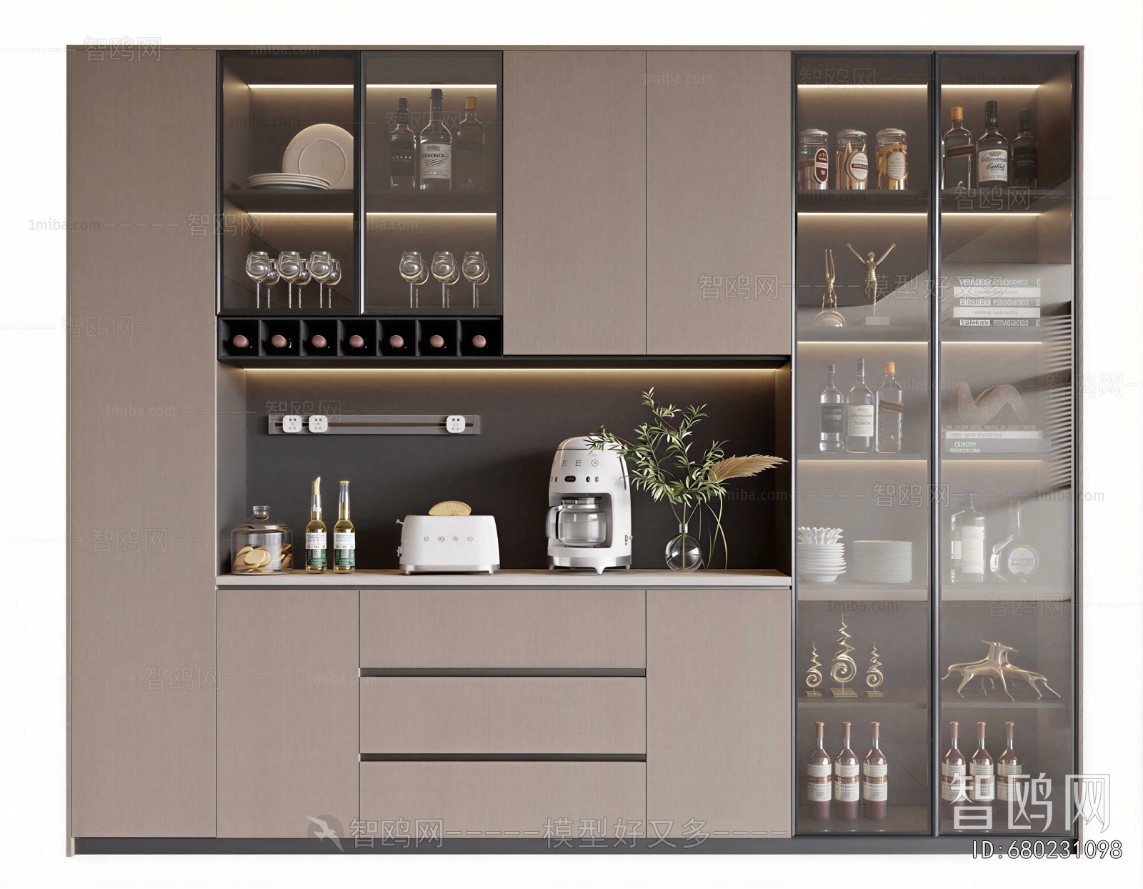 Modern Wine Cabinet