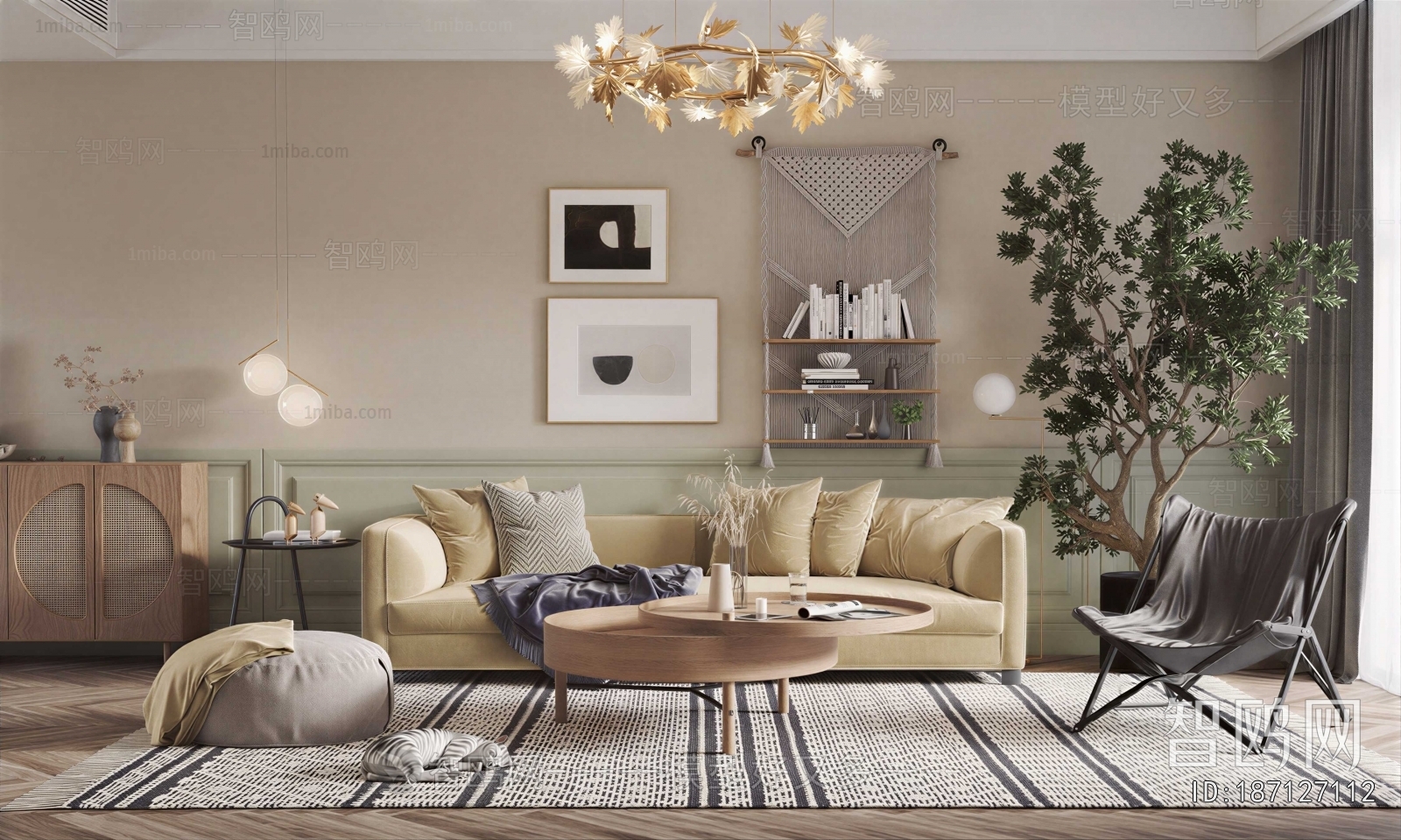 Nordic Style A Living Room