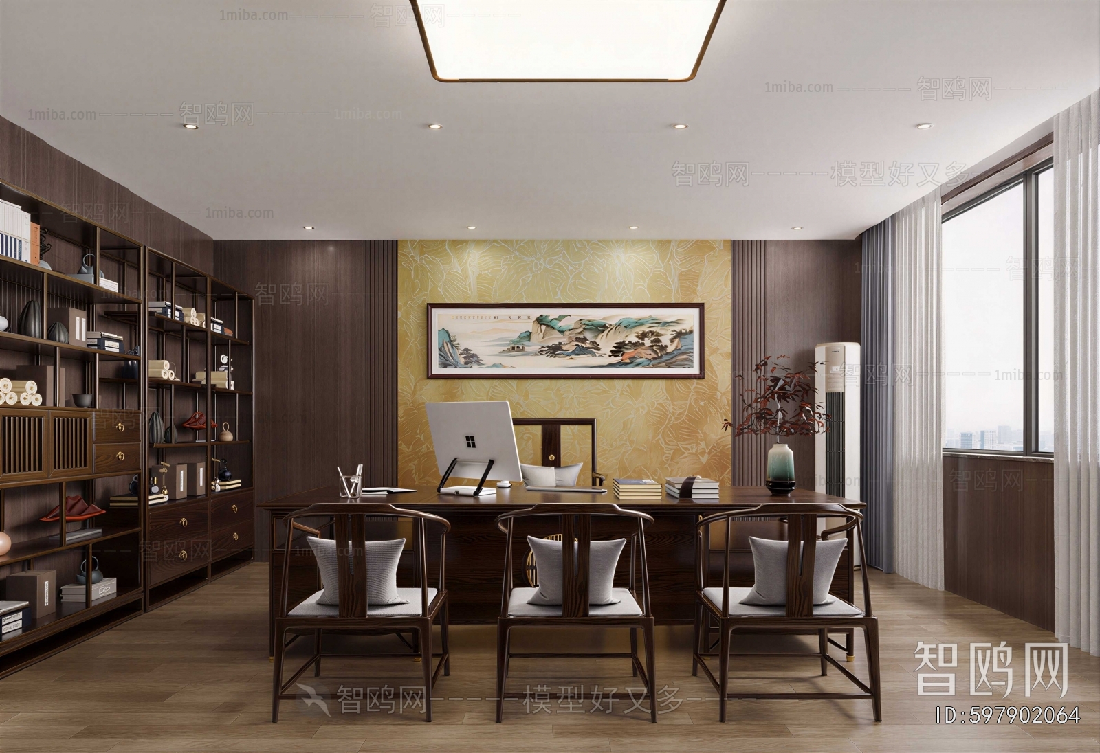 New Chinese Style Manager's Office