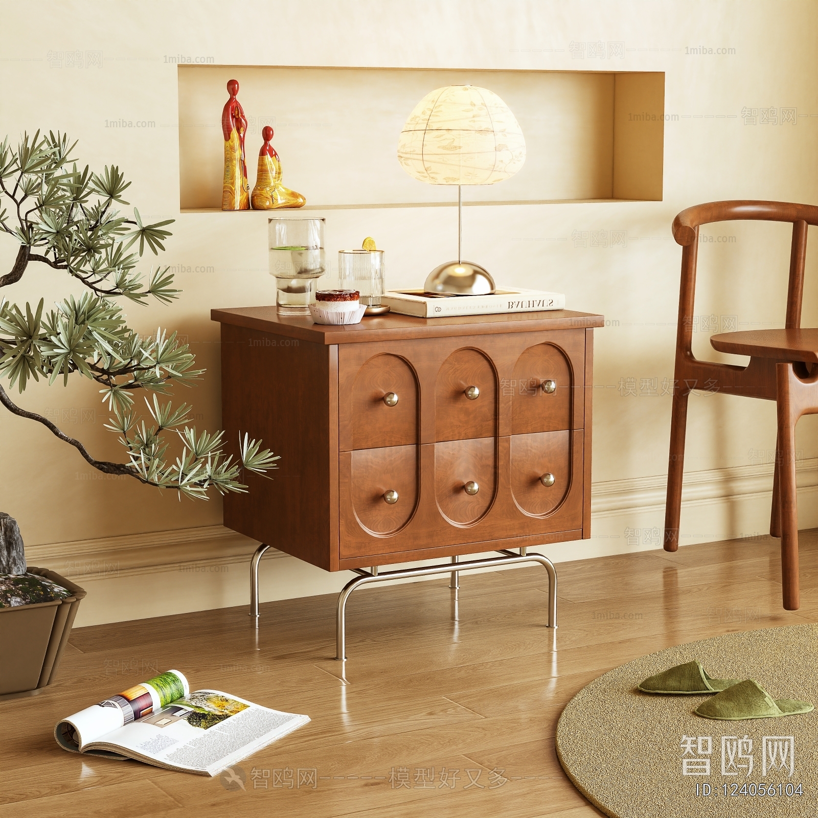 Modern Bedside Cupboard