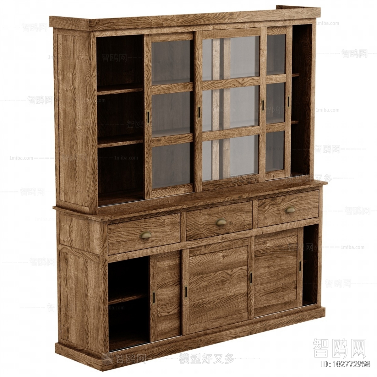 Retro Style Wine Cabinet