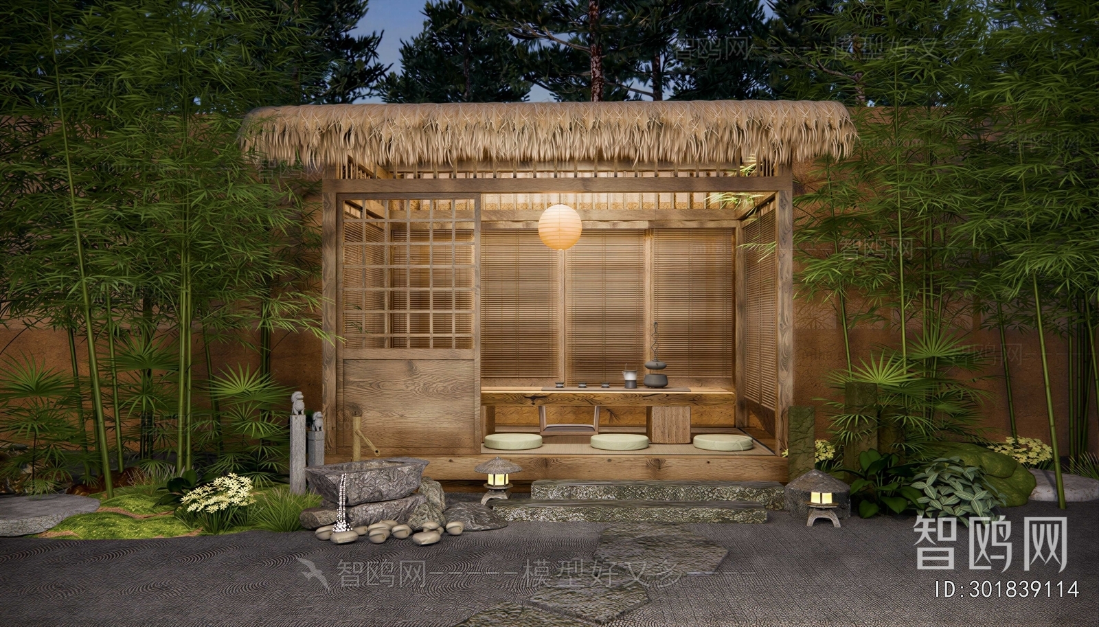 New Chinese Style Courtyard/landscape