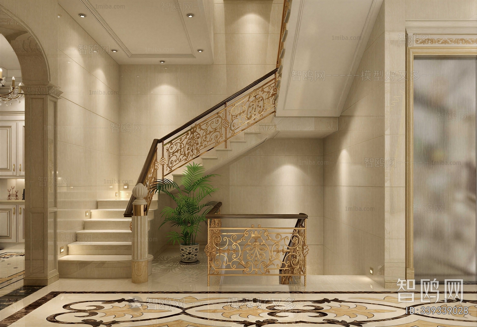 European Style Stairwell