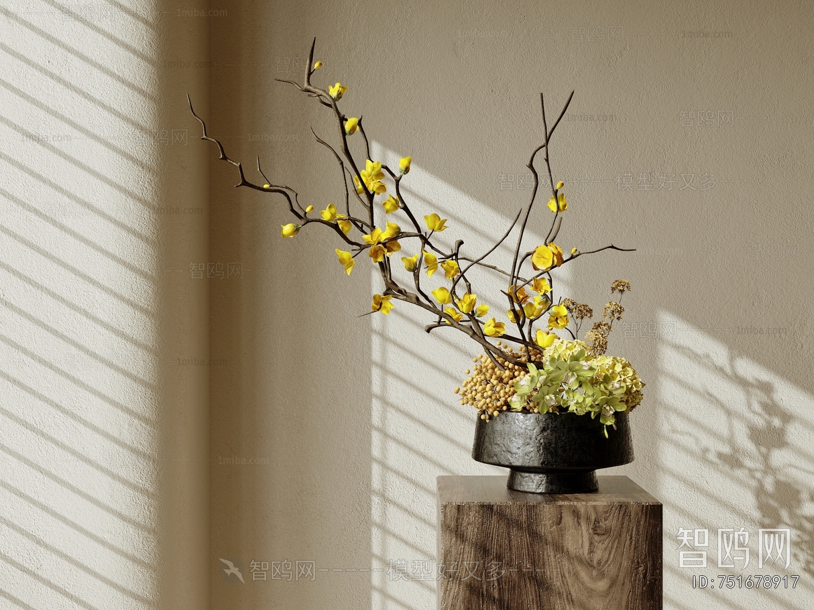 New Chinese Style Flower Arrangement