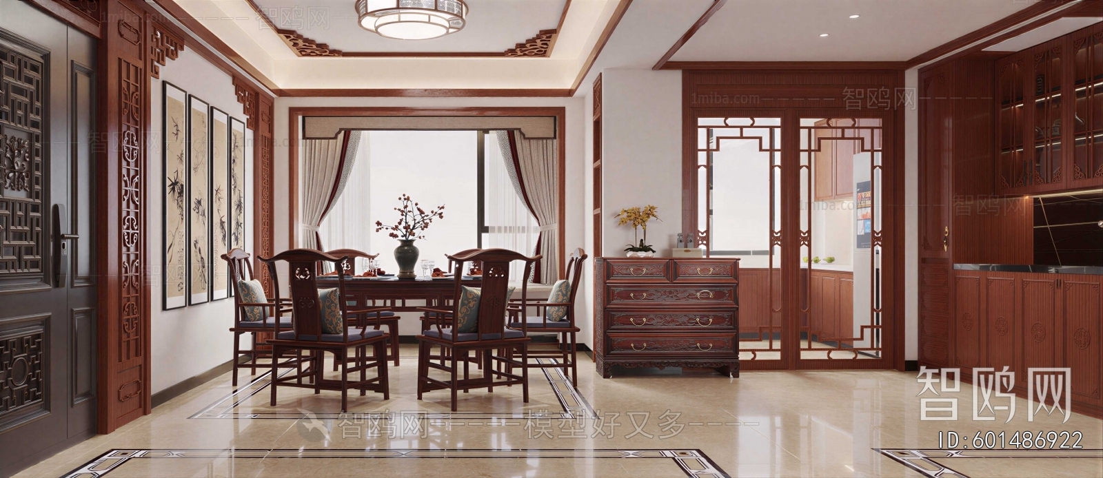 Chinese Style Dining Room