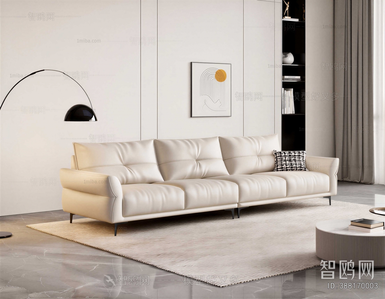 Modern Three-seat Sofa