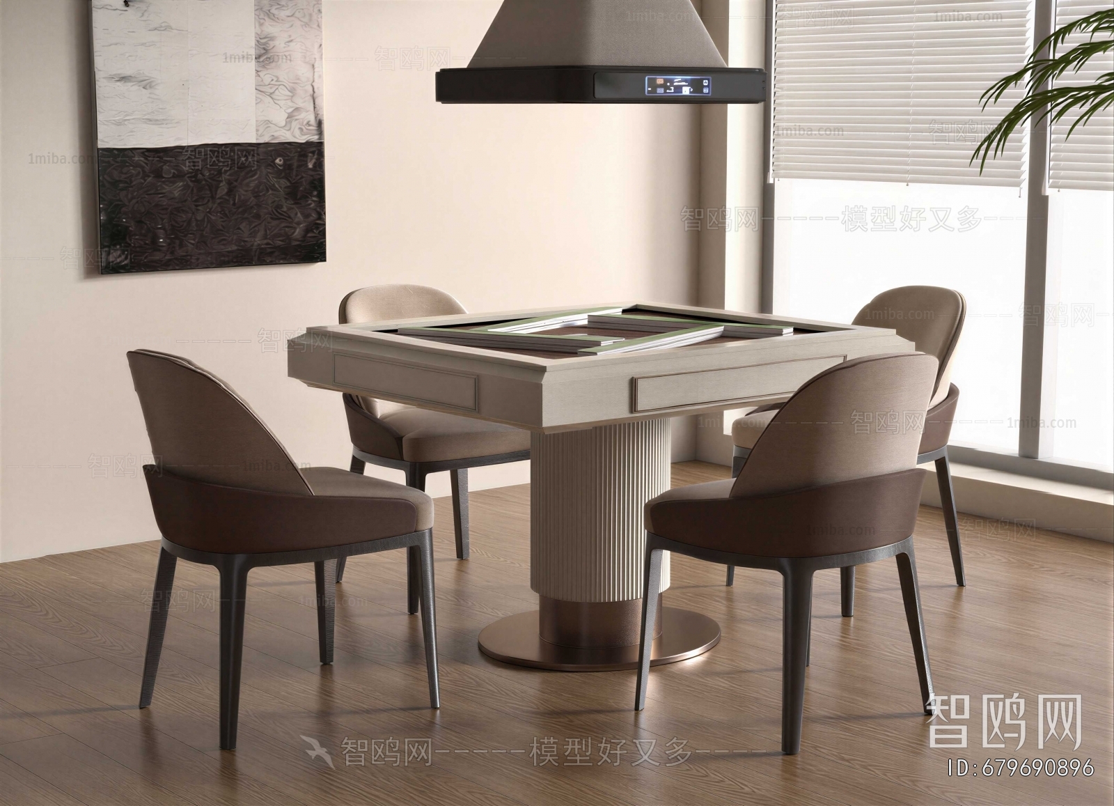 Modern Mahjong Tables And Chairs