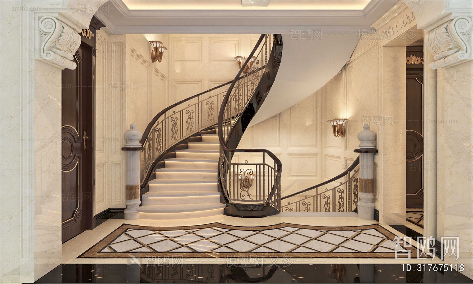 European Style Stairwell