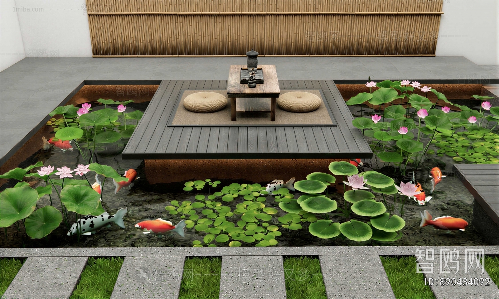 New Chinese Style Courtyard/landscape