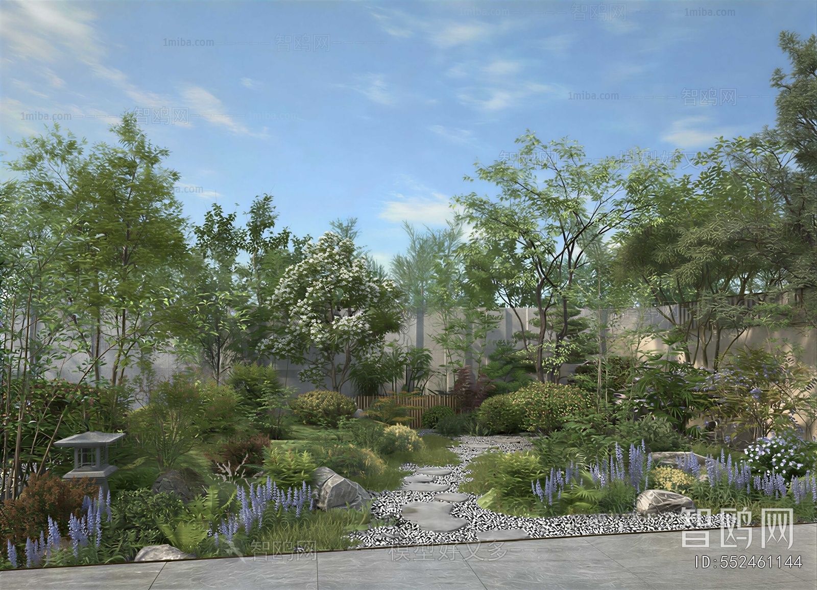 New Chinese Style Courtyard/landscape