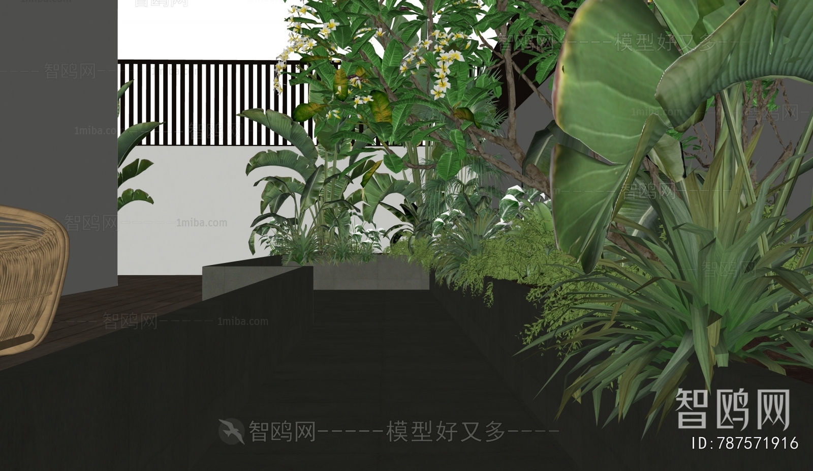 Modern Courtyard/landscape