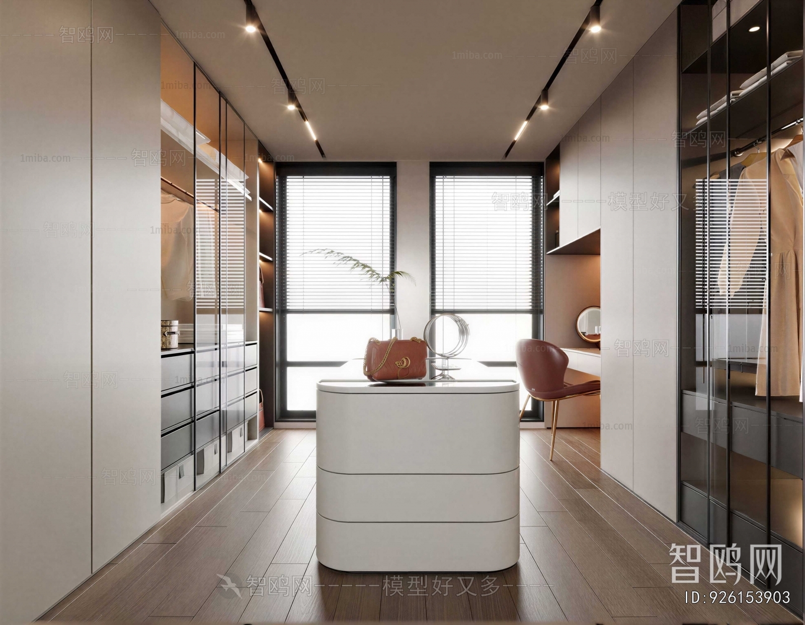 Modern Clothes Storage Area