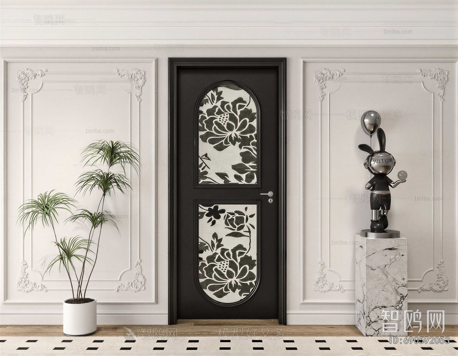 French Style Single Door