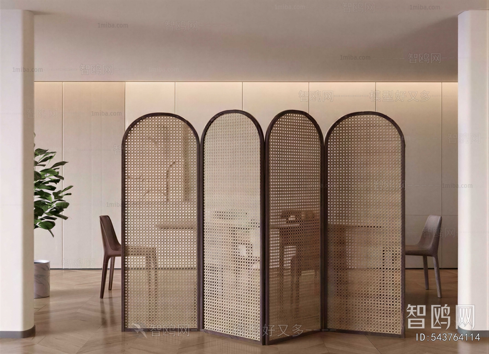 Wabi-sabi Style Partition