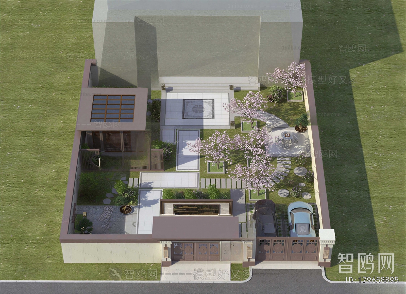 New Chinese Style Courtyard/landscape