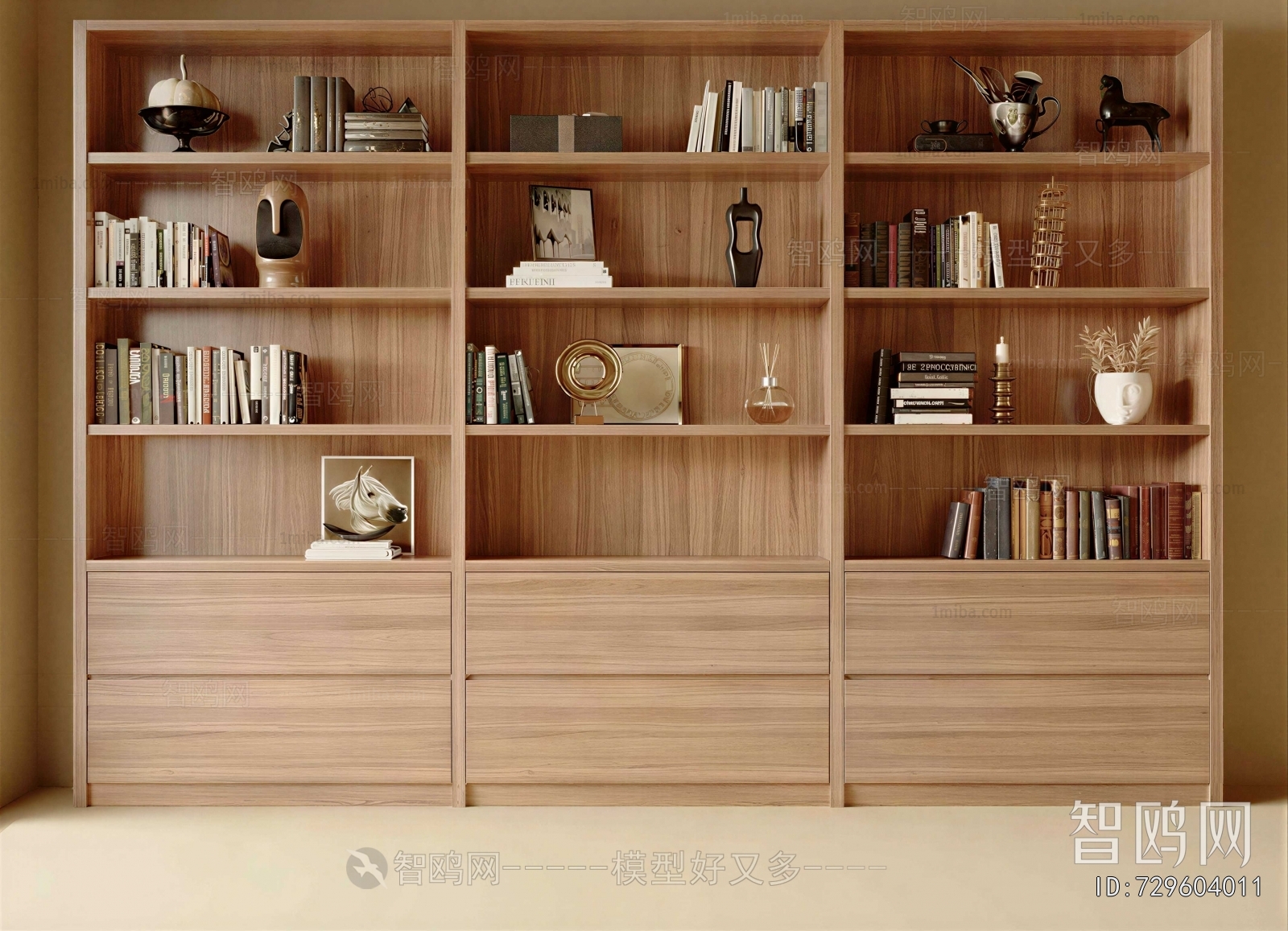 New Chinese Style Bookcase