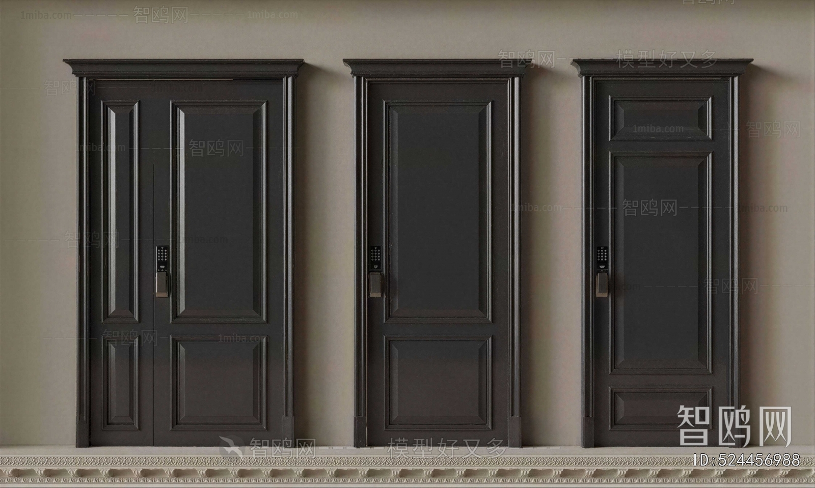 French Style Entrance Door