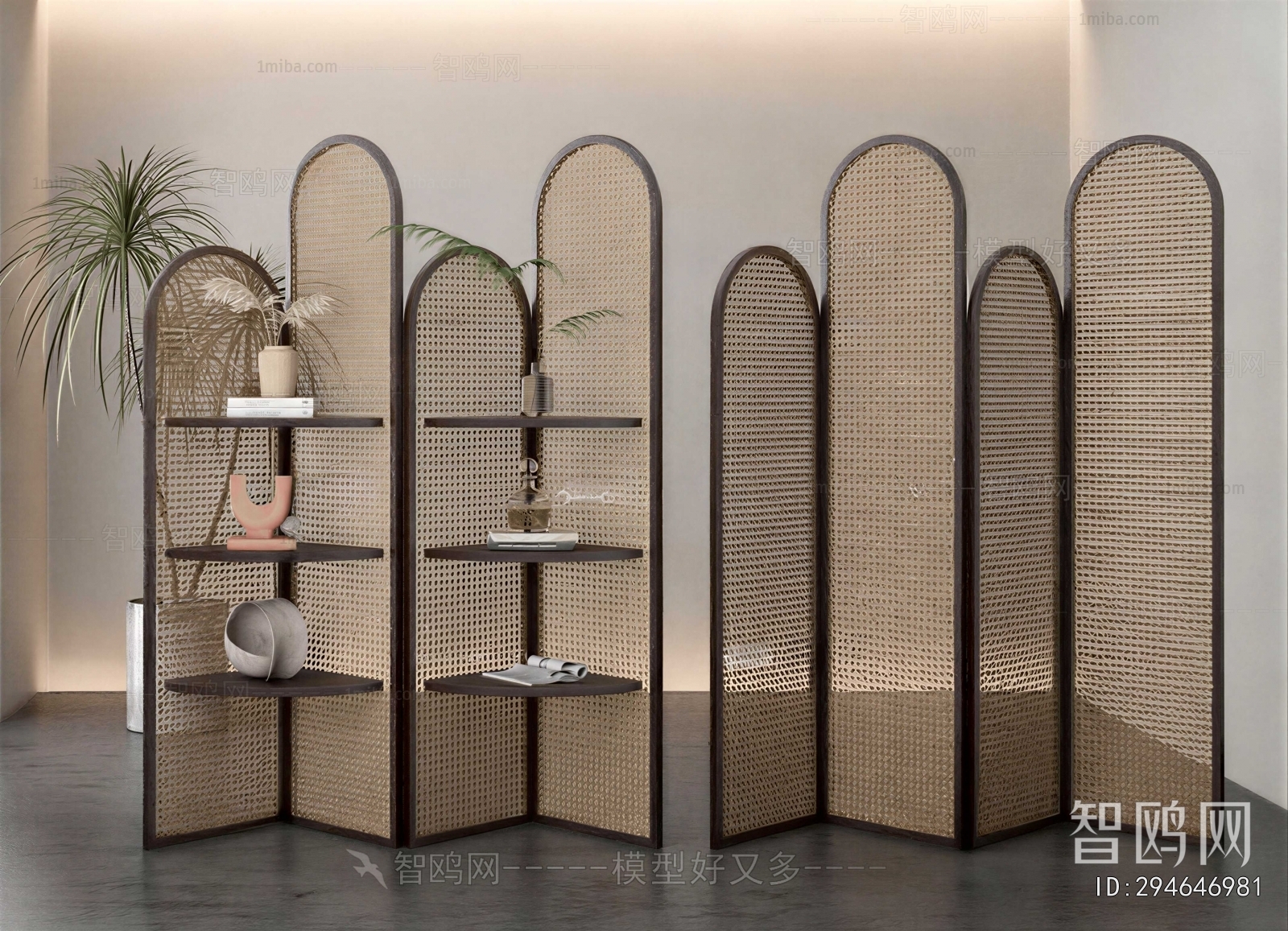 Modern Wooden Screen Partition