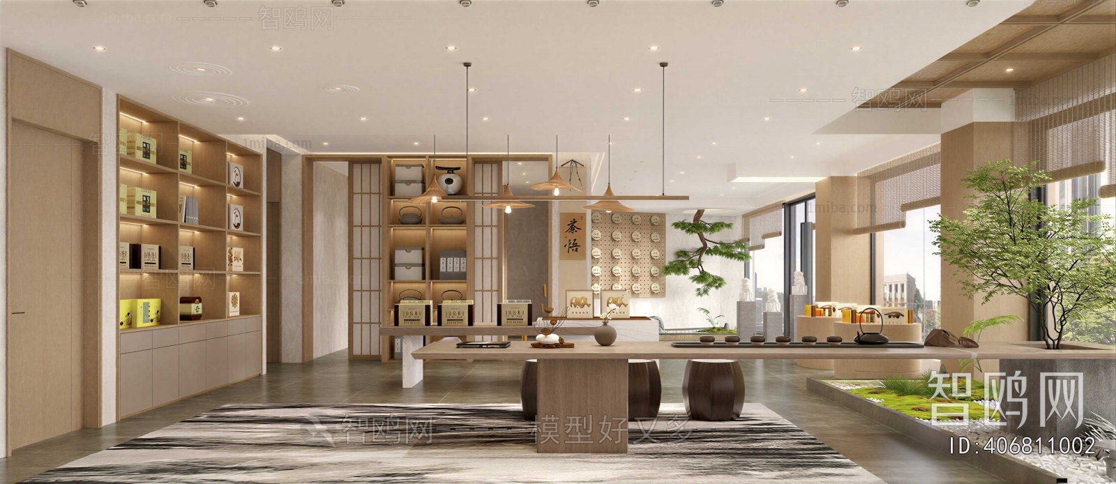 New Chinese Style Teahouse Tea House