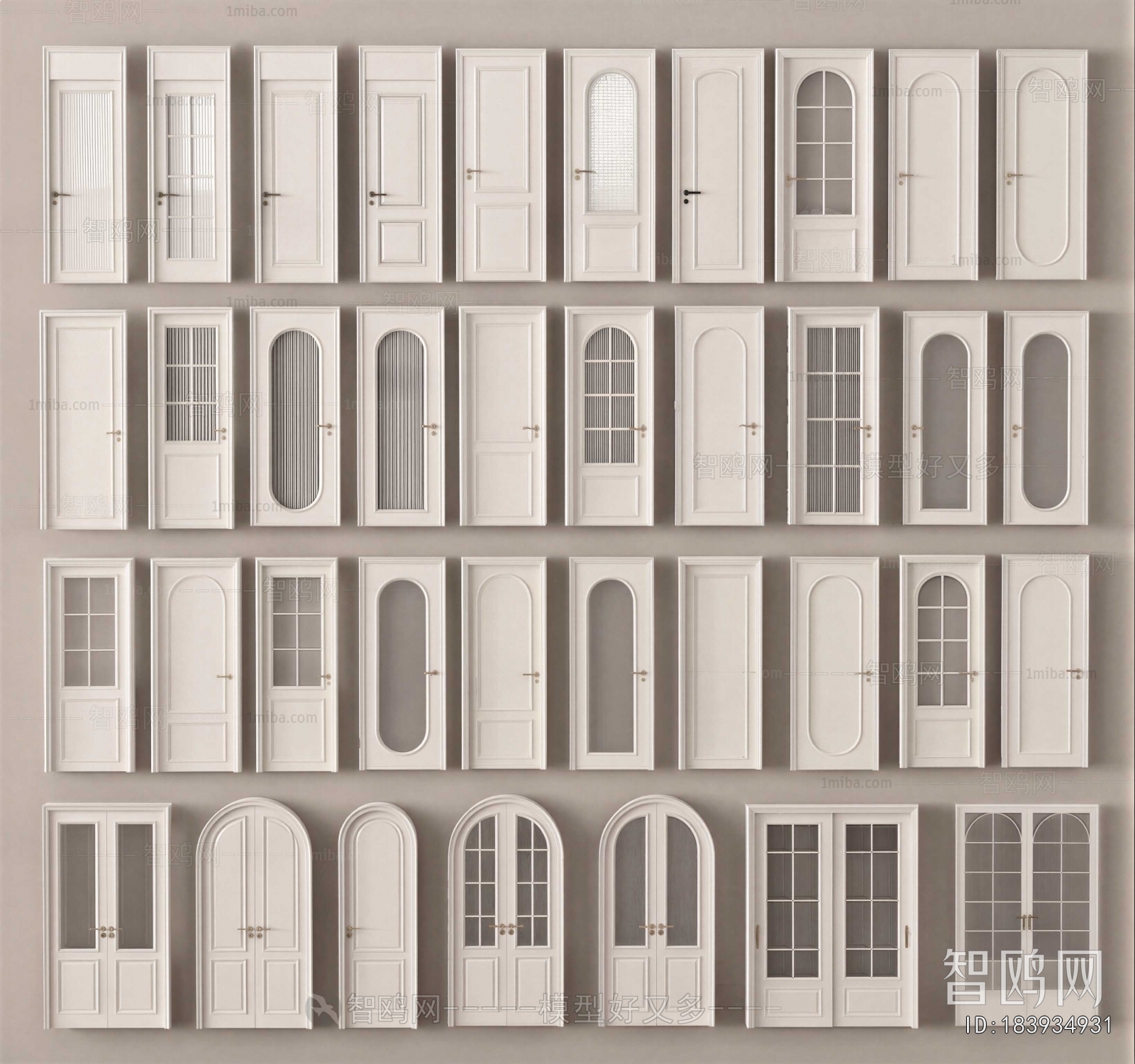 French Style Single Door