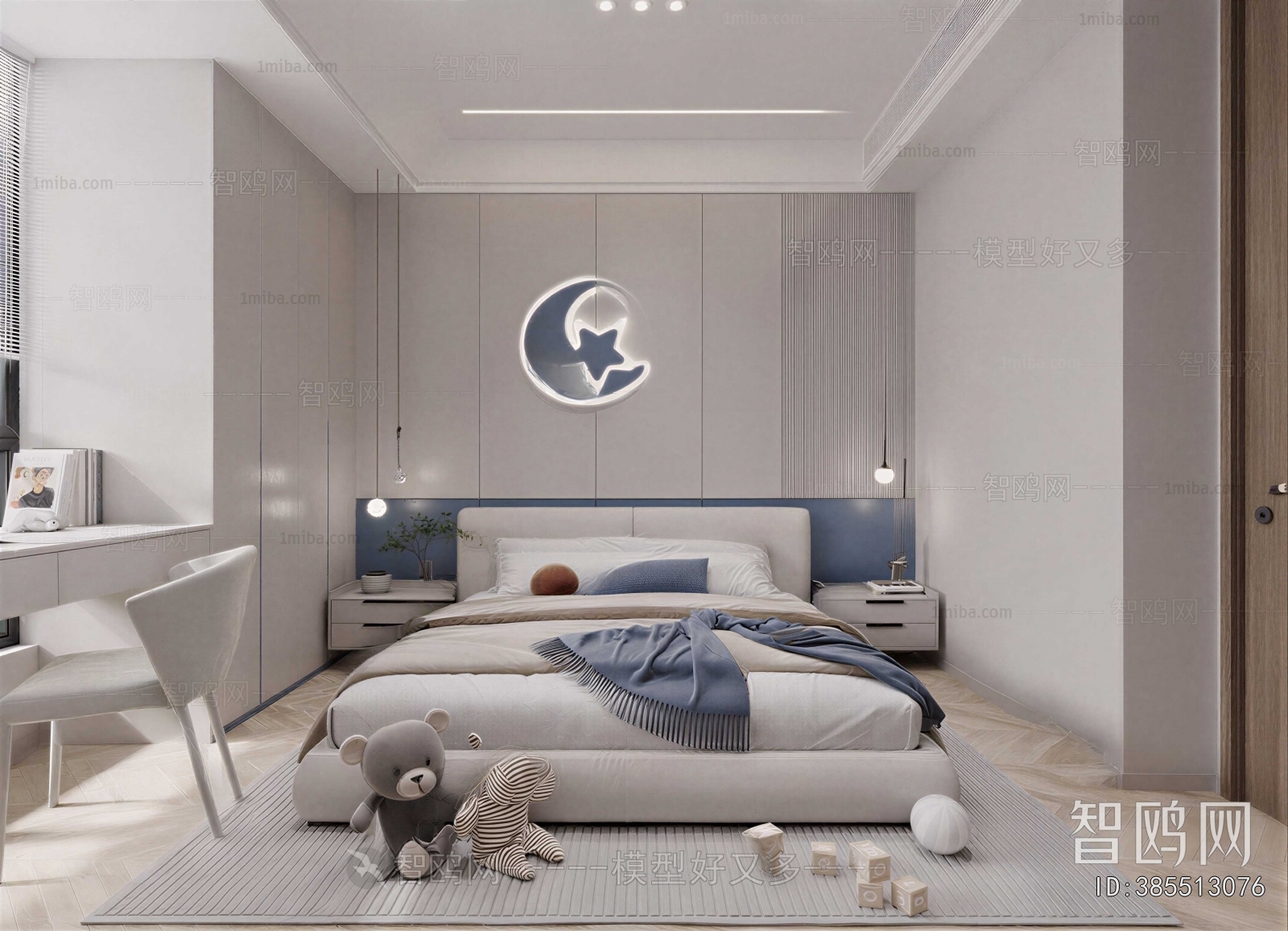 Modern Boy's Room And Son's Room