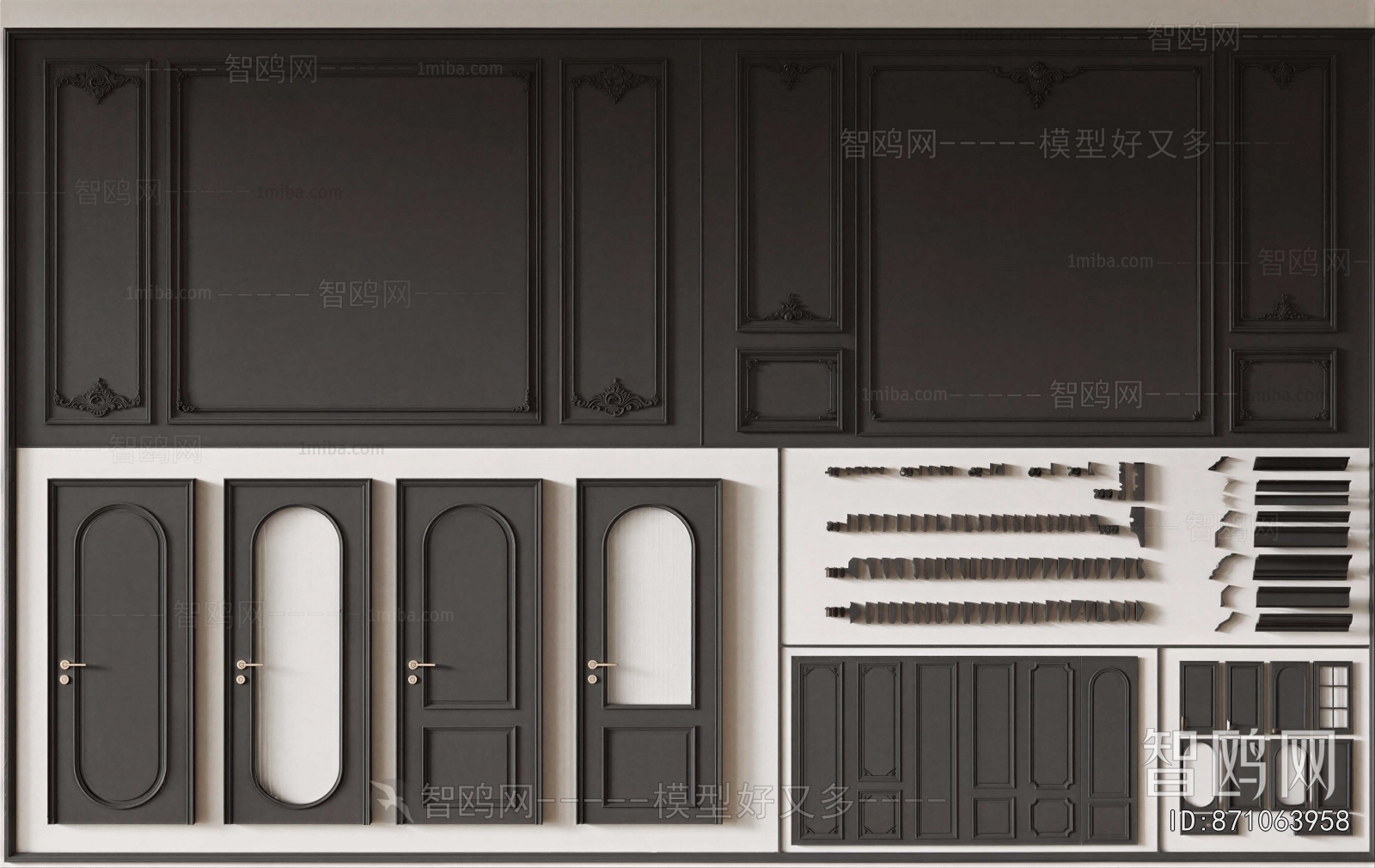 French Style Single Door