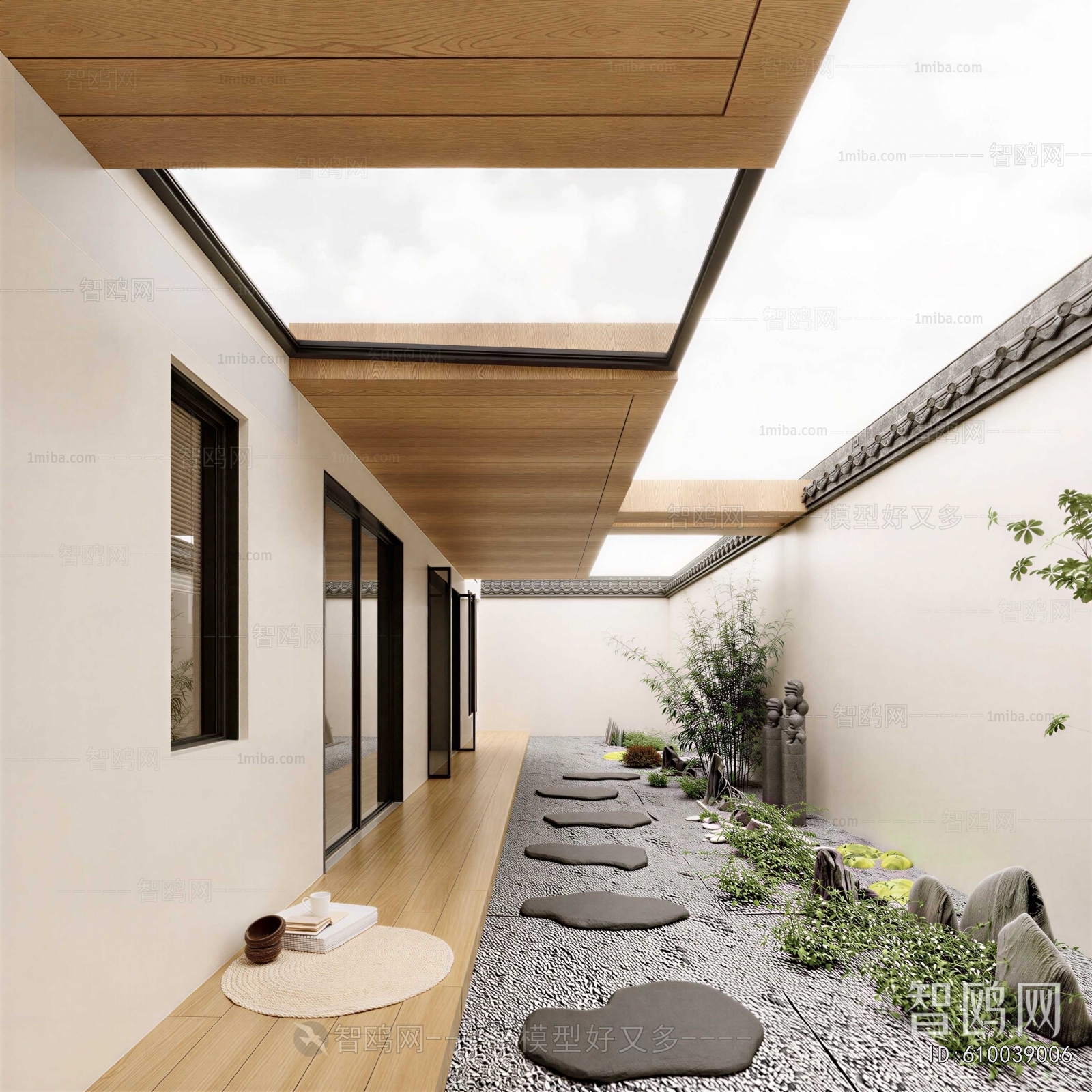 New Chinese Style Courtyard/landscape