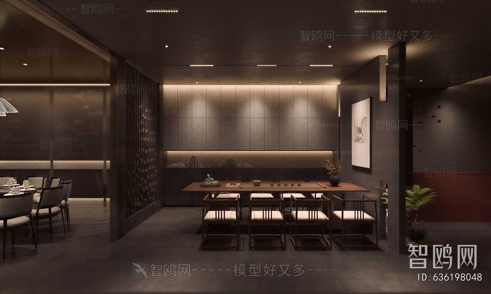 New Chinese Style Teahouse Tea House