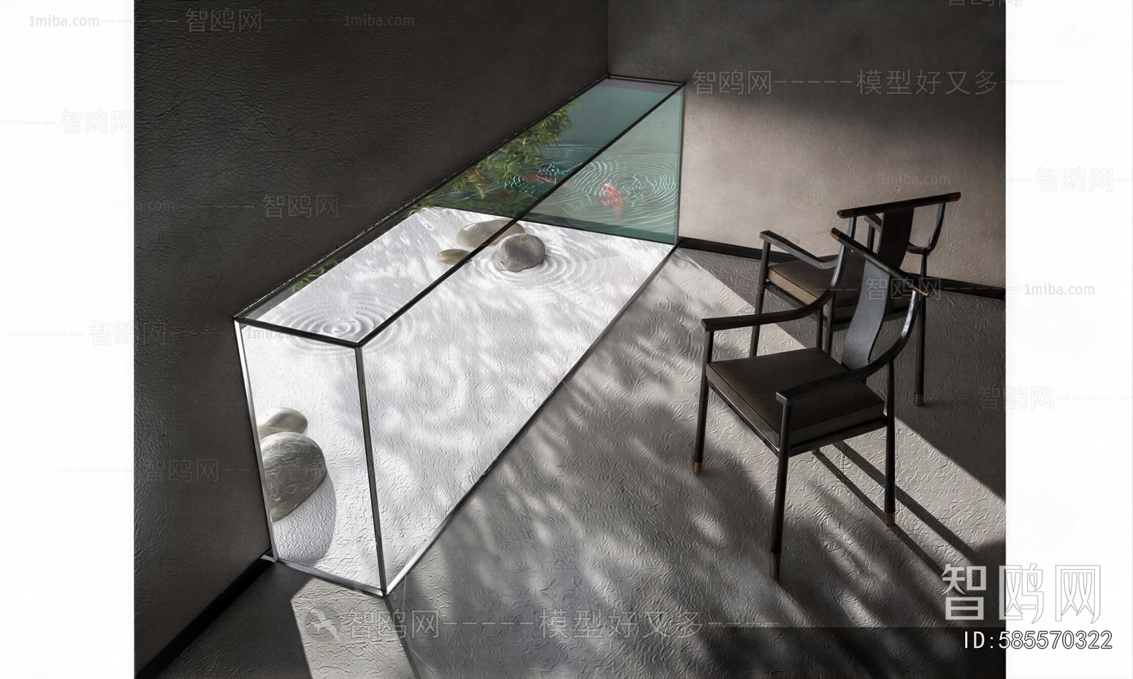 New Chinese Style Lounge Chair