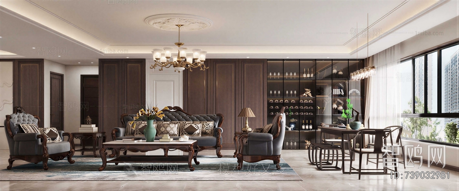 New Classical Style A Living Room