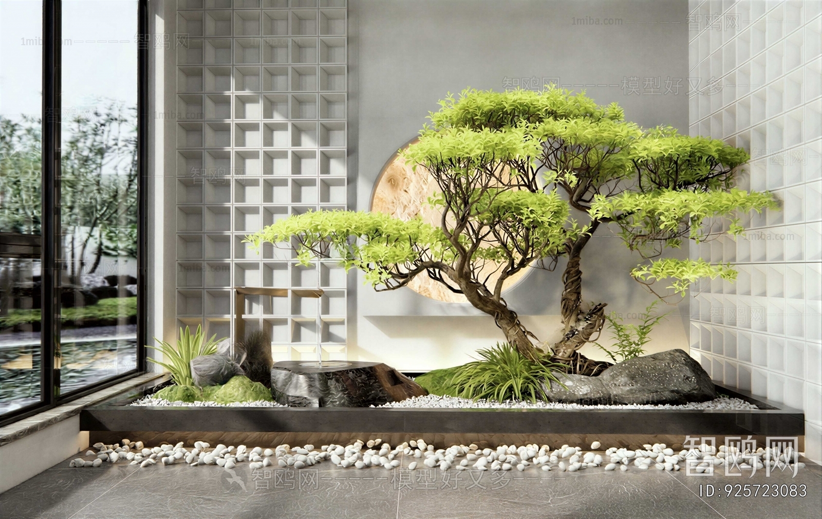 New Chinese Style Plant Landscaping