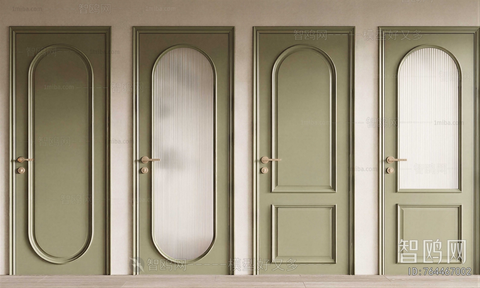 American Style Single Door