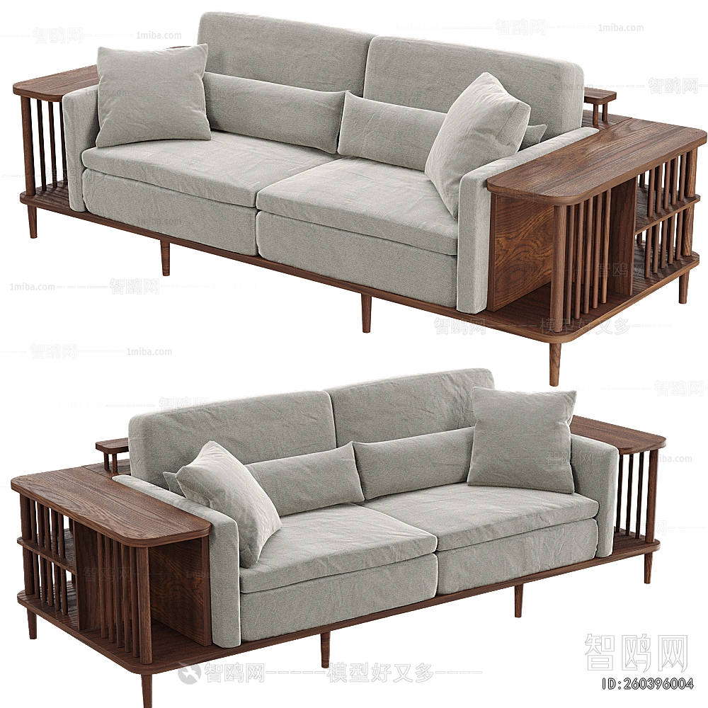 New Chinese Style A Sofa For Two