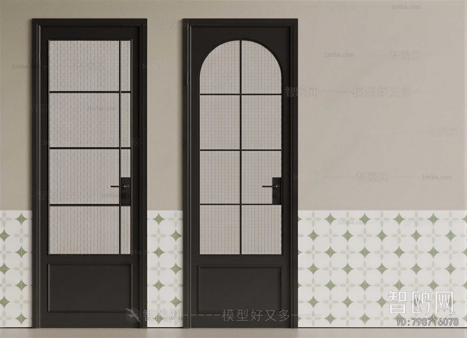 French Style Single Door