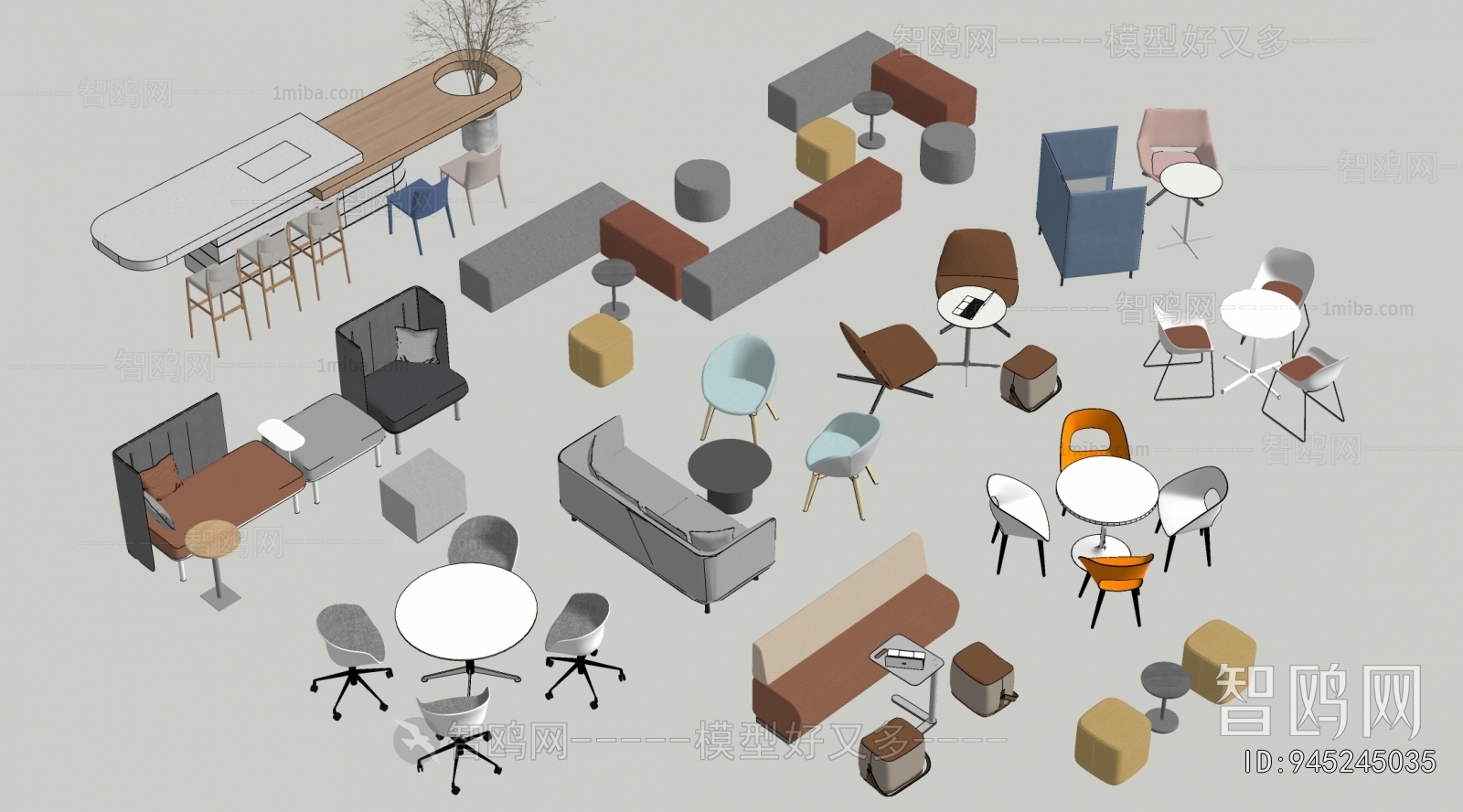 Modern Leisure Table And Chair