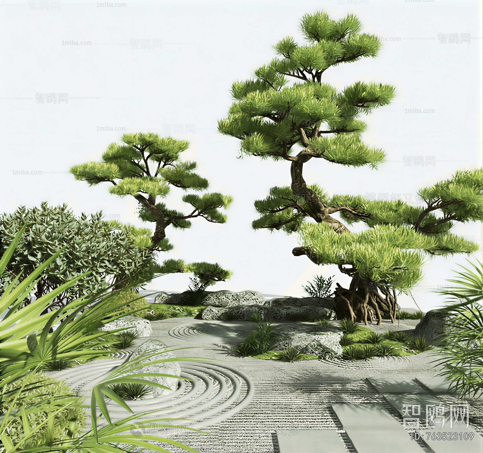 New Chinese Style Rockery Waterscape