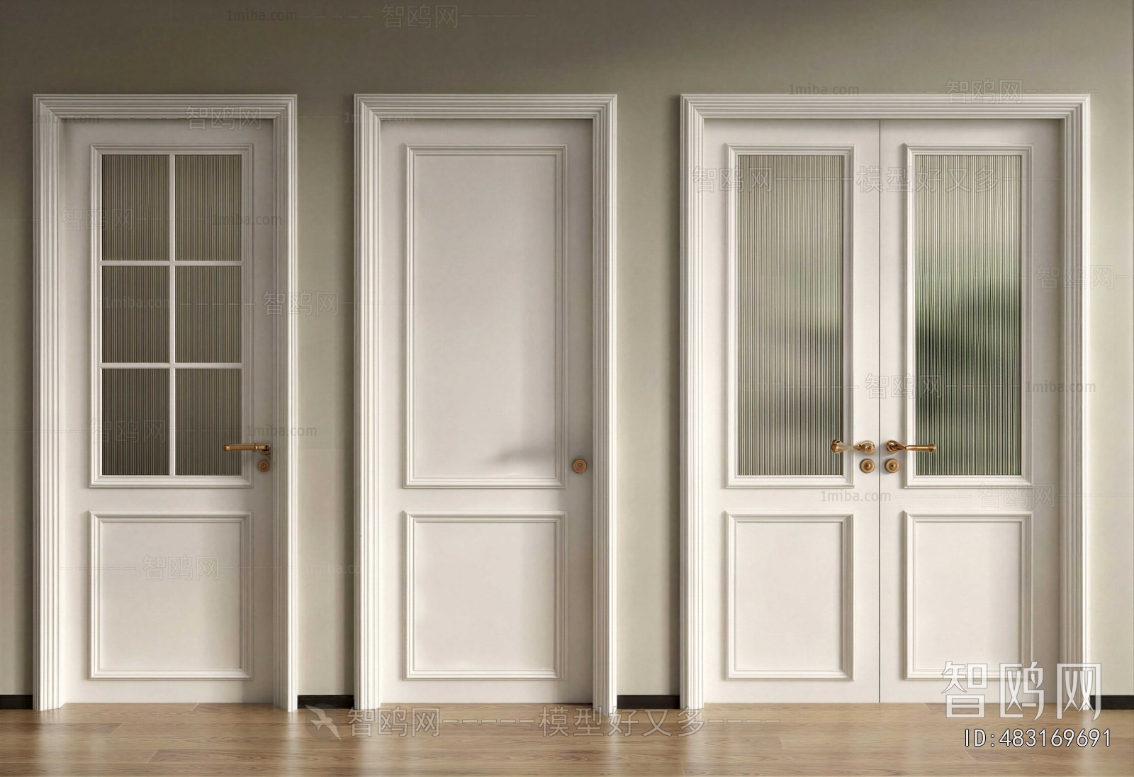 French Style Single Door