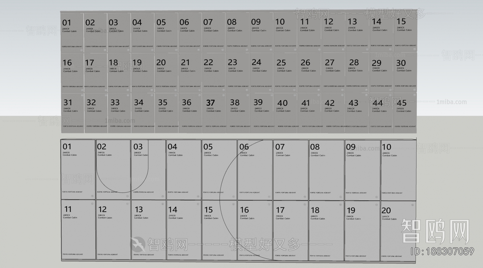 Modern Public Cabinet/lock Cabinet