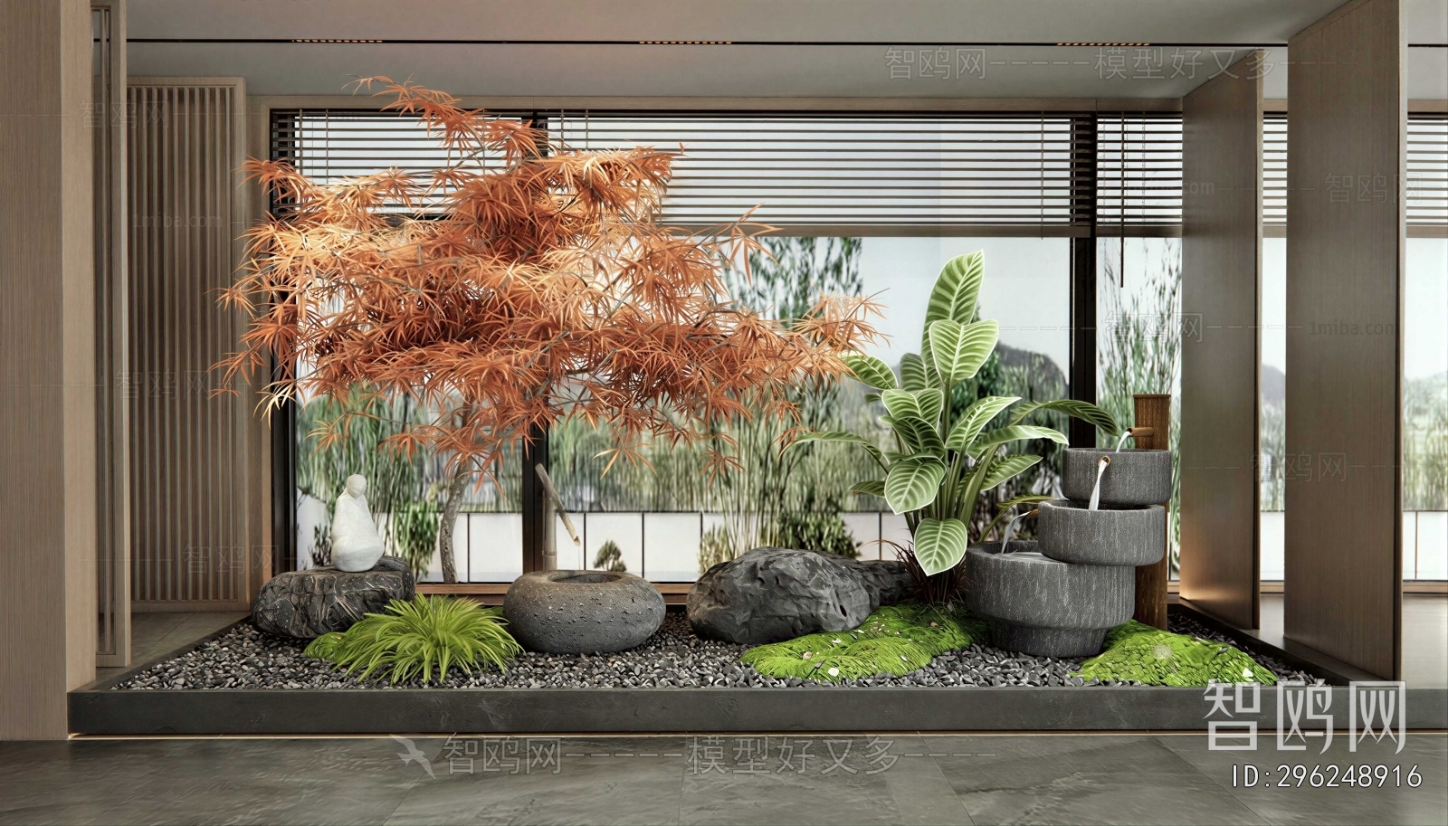 New Chinese Style Courtyard/landscape