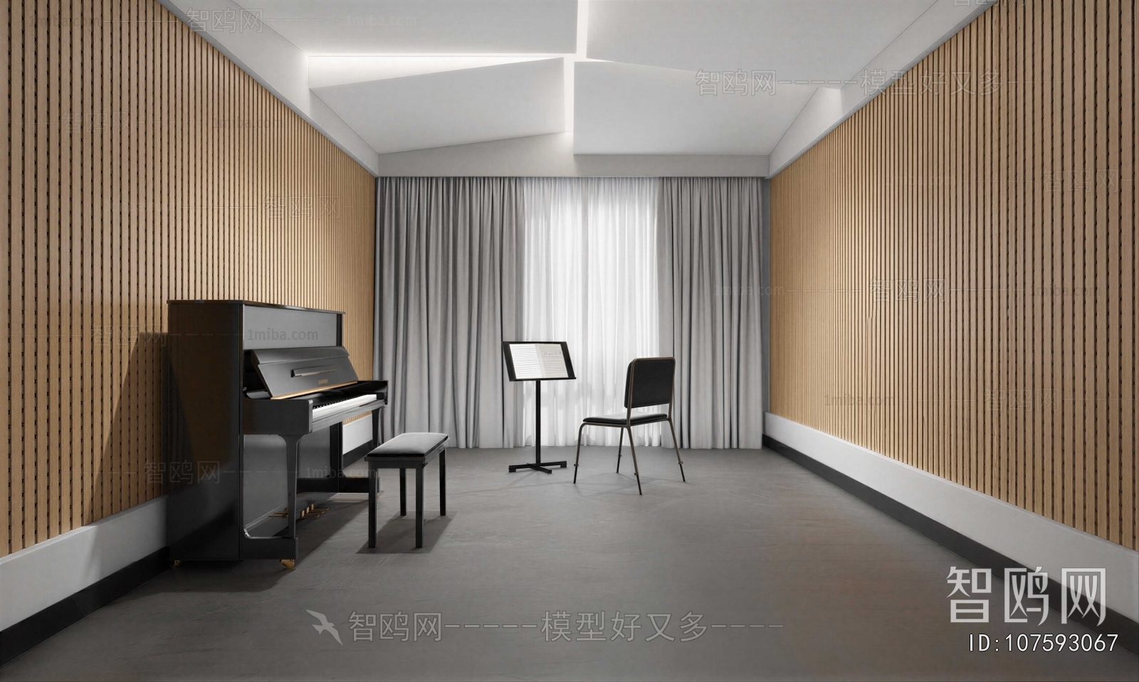 Modern Music Room