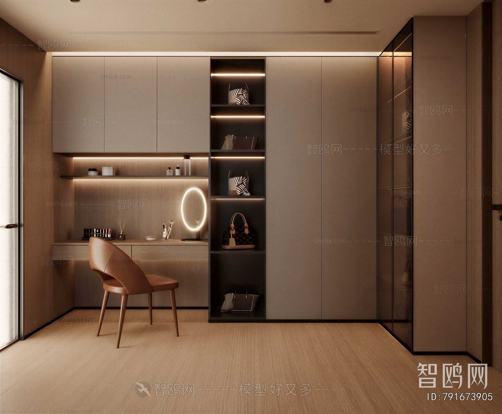 Modern Clothes Storage Area