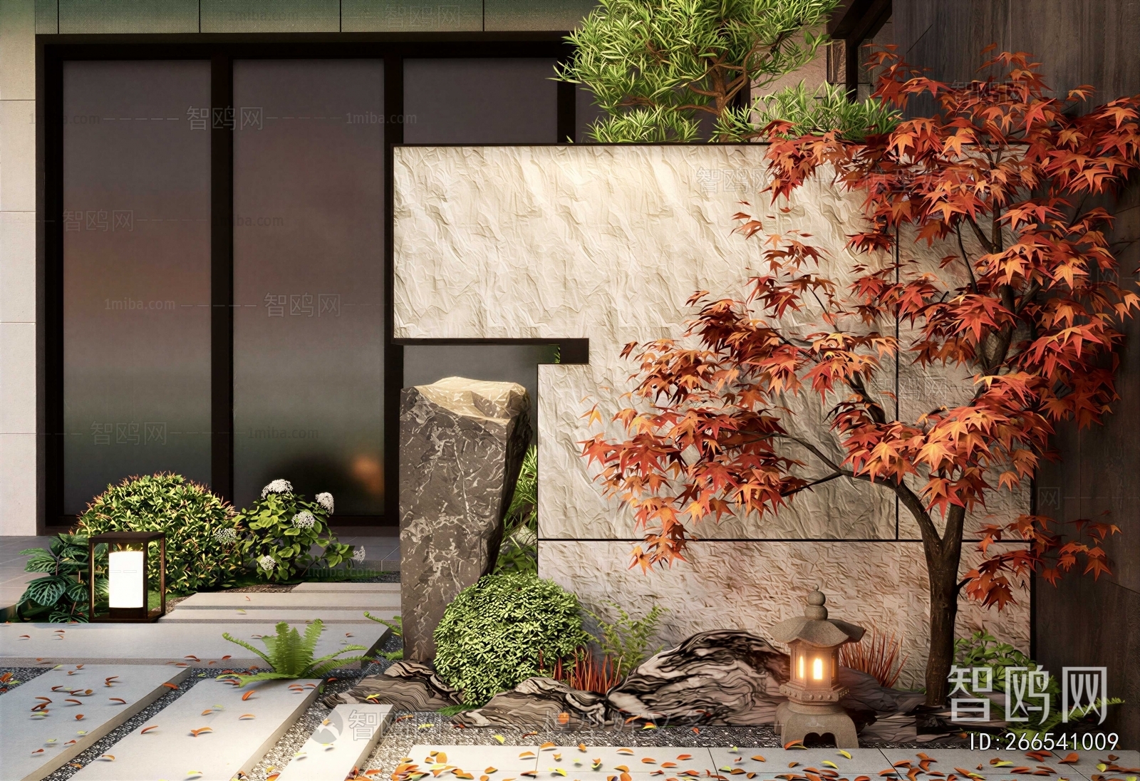 New Chinese Style Landscape Wall