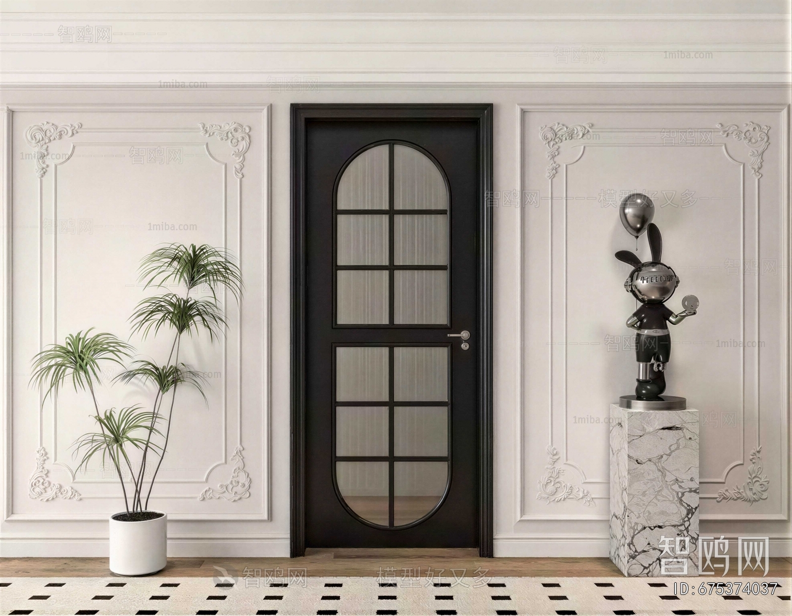 French Style Single Door