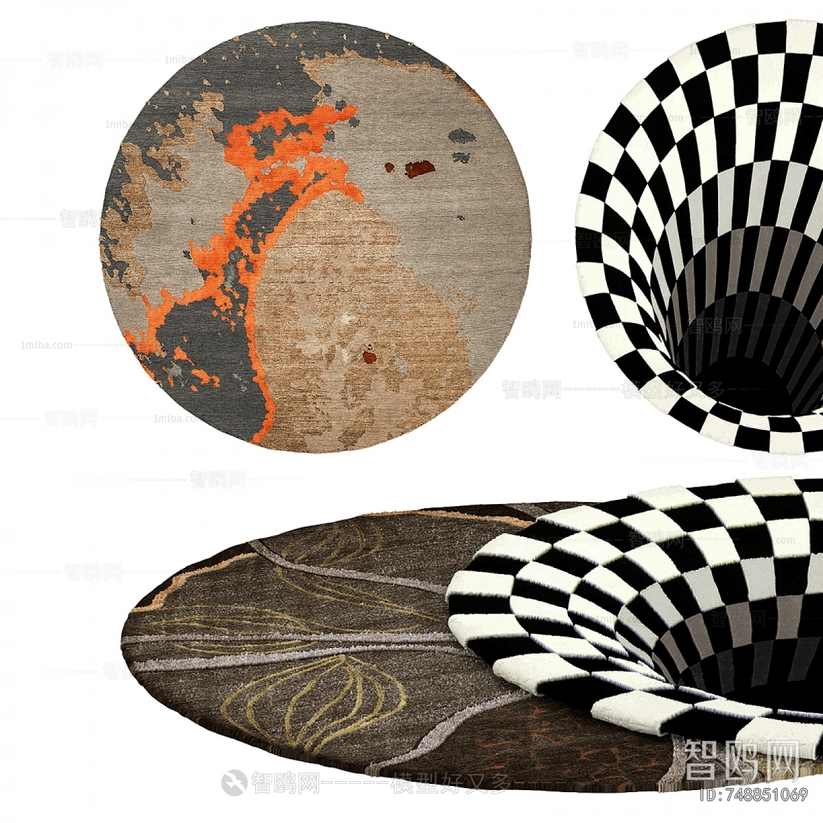 Modern Circular Carpet