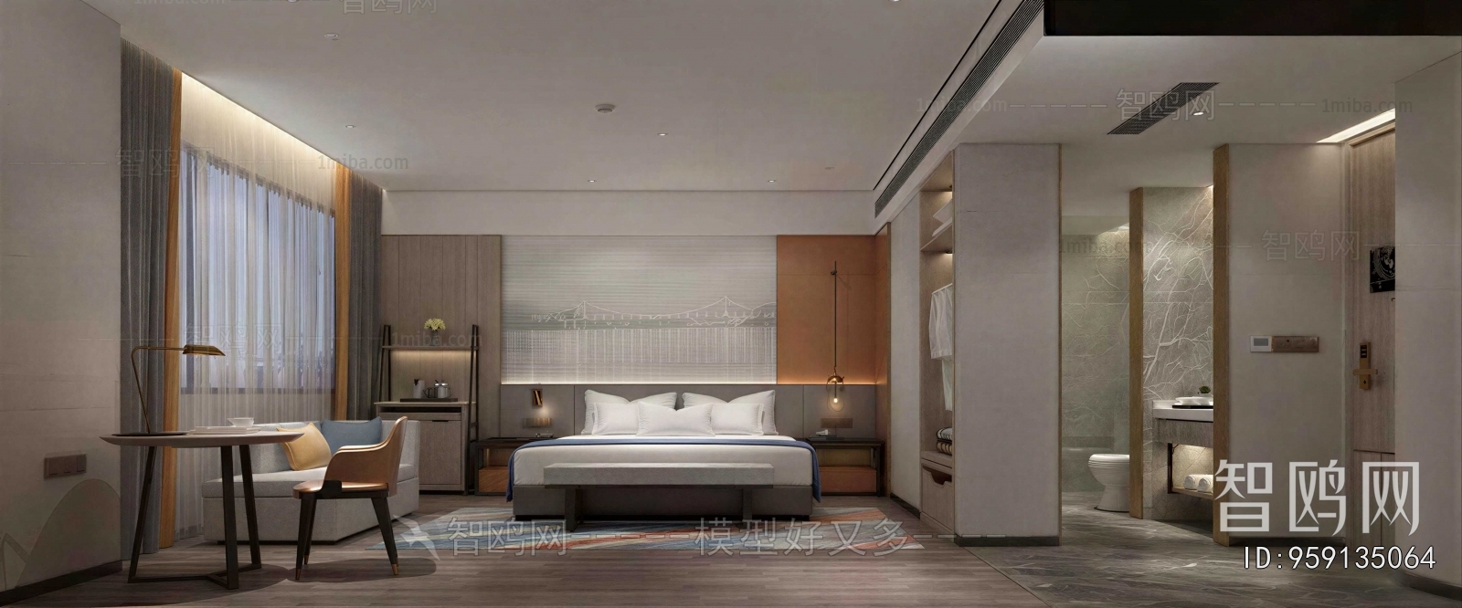 New Chinese Style Guest Room